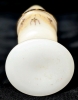 Vintage Intricately Hand Painted Milk Glass Vase with Crimped Top | 7.25" Tall - 7