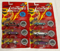 6 Vintage Sealed Johnny Lightning The Challengers Commemorative Limited Edition Cars Including Series 2, 3 & 4 1995