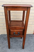 Wooden Hall Table with Drawer - 30" Tall