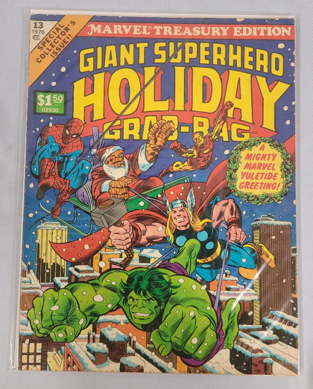 1976 Marvel Comics Marvel Treasury Edition Giant Superhero Holiday Grap-Bag #13