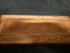 Vintage Carved Wood Expandable Book Holder Bookends For Desk ( 12" - 19" Long) and Vintage Pair Of Wooden Hand Painted Clogs (6" long) - 4