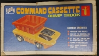 Vintage ELDON Command Cassette Dump Truck Original Box And Instructions Works With Batteries