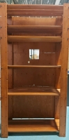 6 Tier Sturdy Wood Shelving Unit 69"x34.5"x14"