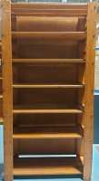 7 Tier Sturdy Wood Shelving Unit 69"x34.5"x14