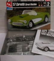 Vintage AMT Model '57 Corvette Street Machine 1:25