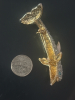 Alluring Rhinestone Dolphin Vintage Brooch - 3