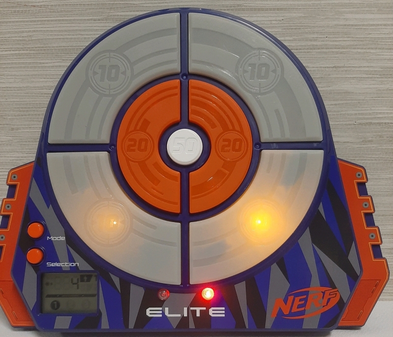 As New Nerf Elite Digital Target. No Box Powers Up