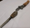 Vintage 1920's True Temper Rider Steel Casting Rod . Measures 55" long - 4