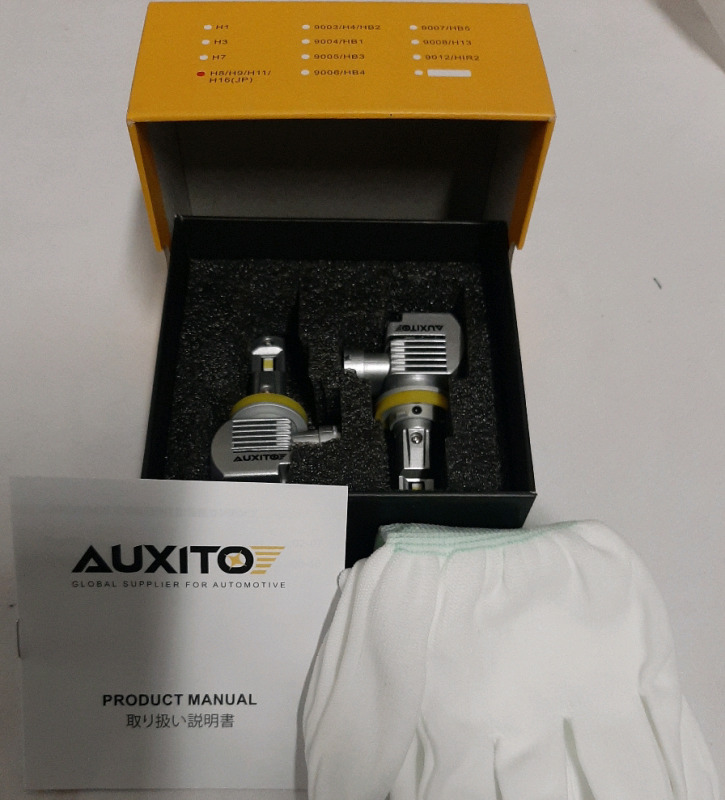 As New Auxito LED Light H8/H9/H11/H16(JP)