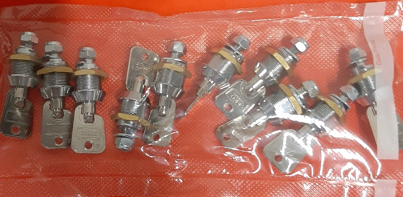 New 10 Camlock Systems Tubular Cylinder Core Lots w/Keys