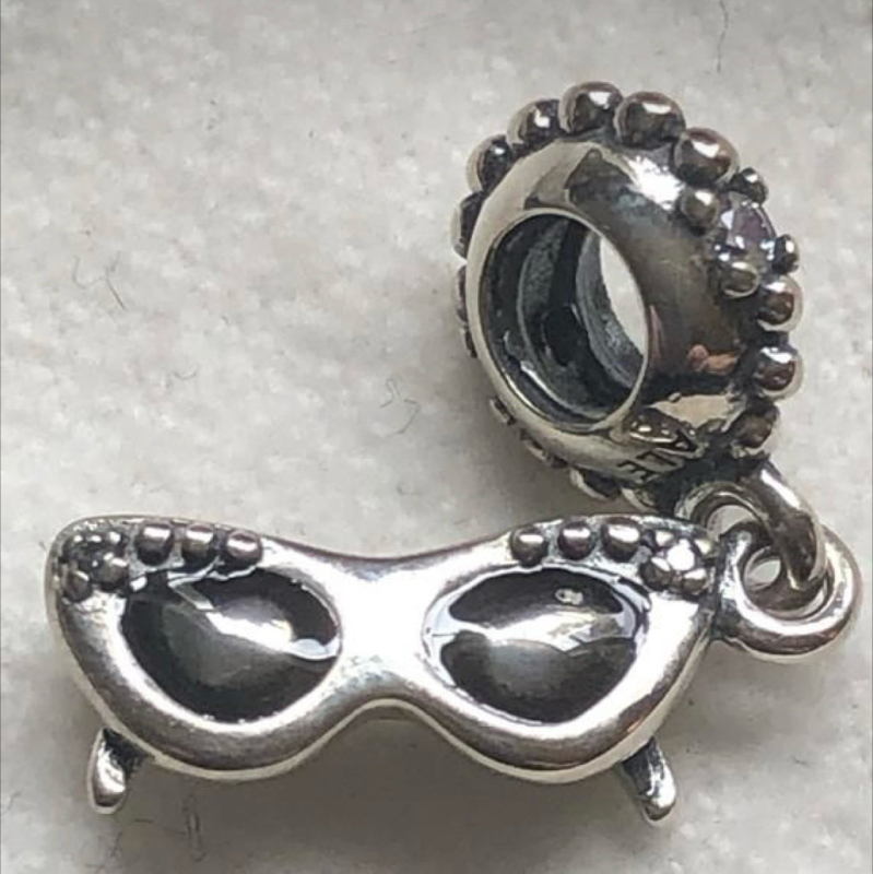 PANDORA Sterling Silver Sunshine Diva Sunglass Charm Boxed