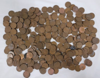 1940s & 1950s USA Lincoln One Cent Penny Lot . 300 Pennies