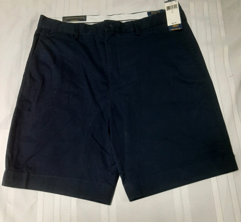 New Polo By Ralph Lauren Size 35 Men's Stretch Classic Fit Shorts Retail &98.50