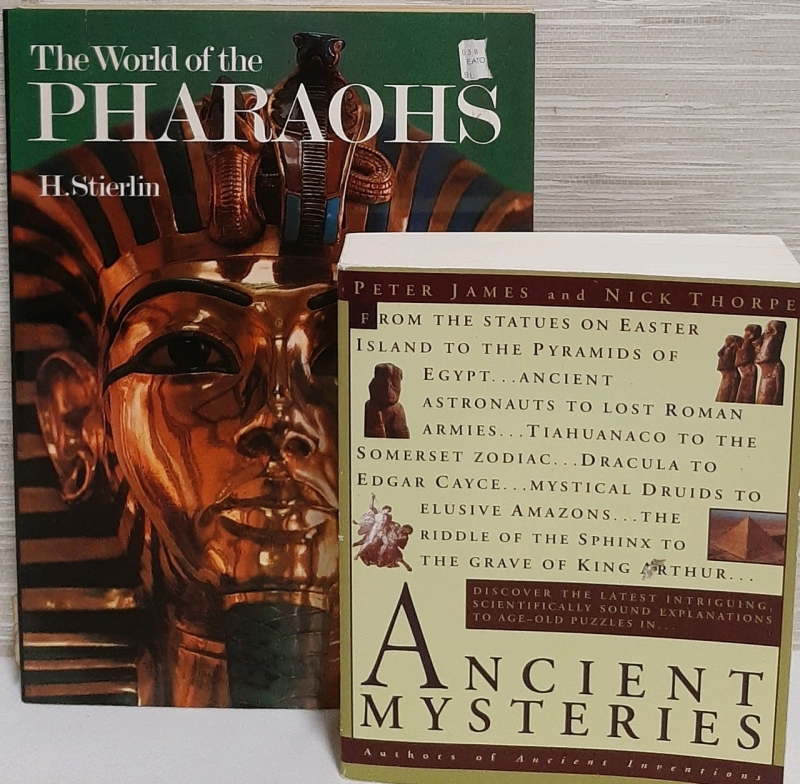 Two Books Based on Ancient History- The World of the Pharohs & Ancient Mysteries