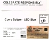 New COORS Hard Seltzer LED Sign | 23.25" x 24" - 4