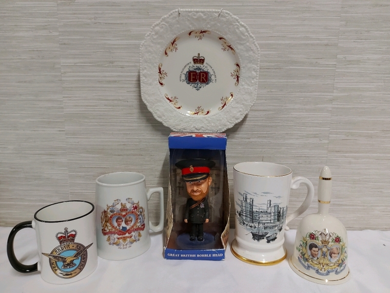 Vintage Lot Of British Memorabilia