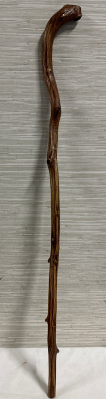 Vintage Natural Wood Cane / Walking Stick Approximately 36”