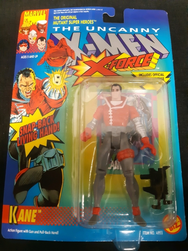 Marvel X-Men: The Evil Mutants X- Force Kane Incudes Official Marvel Universe Trading card Good Condition