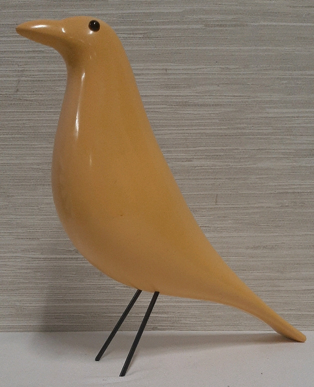 MCM Like Nordic Bird Sculpture 11" X 11" A bit faded on one side due to sunlight