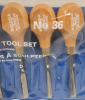 Footprint No. 36 Carving Tool Set , Set of 6 . Made in Sheffield England - 3
