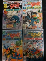 4 Vintage DC 1970's Bronze Age All Star Comics The Super Squad In Great Pre Owned Condition