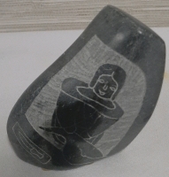 3.5" Soapstone Carving by "Ayerst"