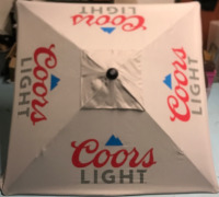 New 68”x68” Coors Light Umbrella With extra pole