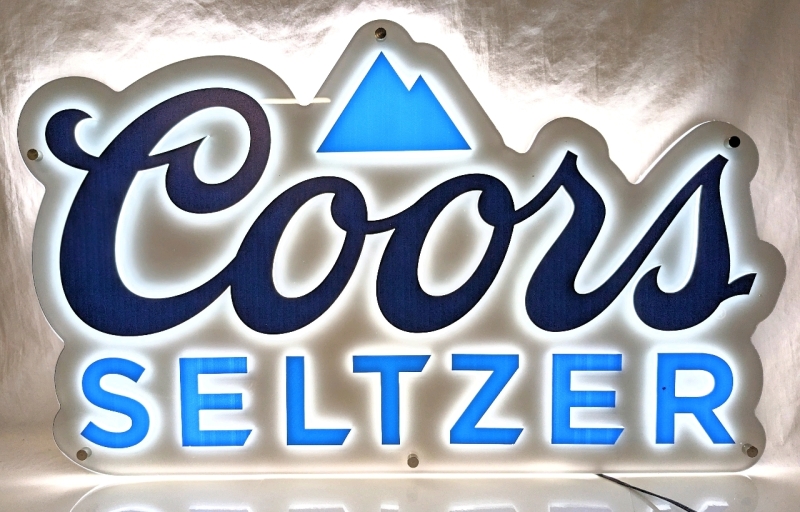 New COORS Hard Seltzer LED Sign | 23.25" x 24"