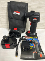 Air Hawk Pro Automatic Cordless Tire Inflator Portable Hand Held Air Compressor Tested