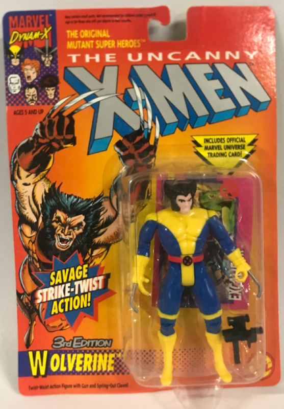 New Marvel Dynam-X X-Men 3rd Edition Wolverine Action Figure