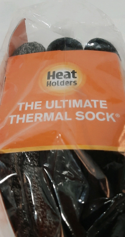 3 Pair of Warm, Snuggly Heat Holder Socks (Black)