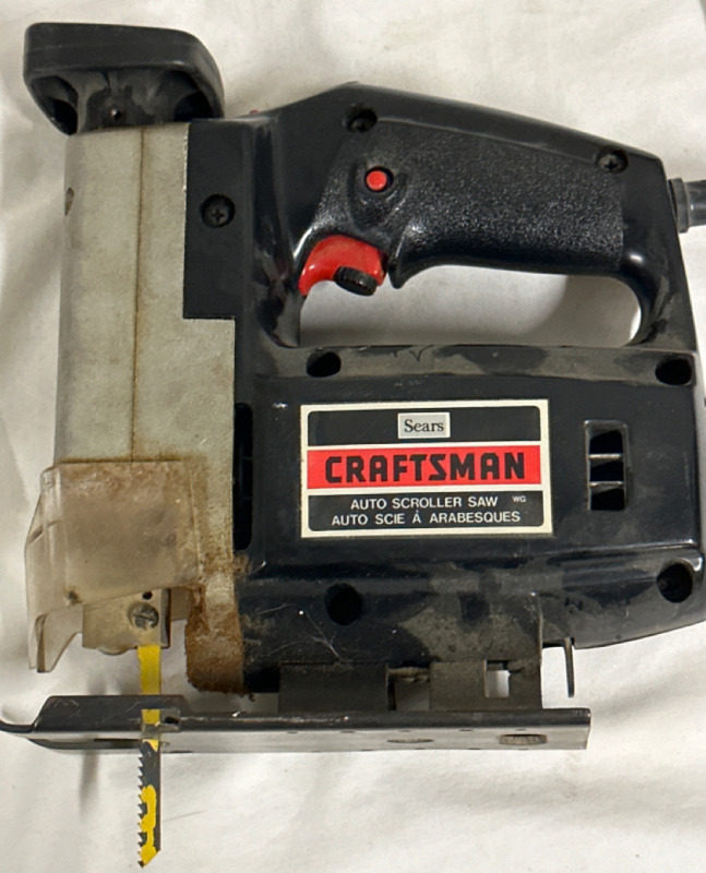 Vintage Sears Craftsman 3/4” Auto Scroller Jig Saw Model 315.172090 Tested