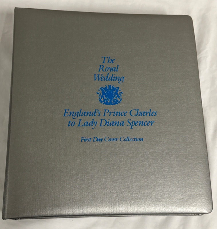 Vintage 1981 The Royal Wedding Englands Prince Charles to Lady Diana Spencer First Day Covers From Around The World Stamps Postal commemorative Society