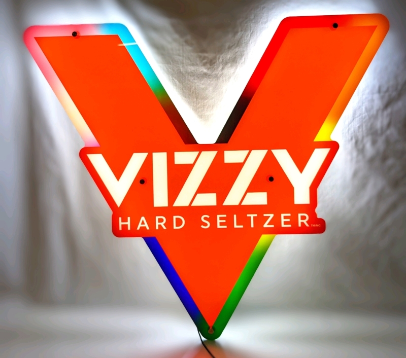 New VIZZY Hard Seltzer LED Sign | 23.5" x 23.75"