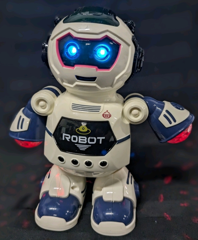 Electronic Light-Up Dancing & Singing Robot Toy | 8.25" Tall