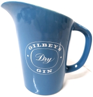 Vintage GILBEY'S DRY GIN Wade Regicor England Ceramic Pub Jug | 6.5" Tall