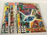 8 Vintage DC Comics All-Star Squadron Bronze Age Issues #2, 3, 4, 6, 7, 8, 9 & 10