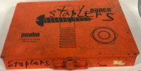 Staples 8 Pack & Papco Tool Box