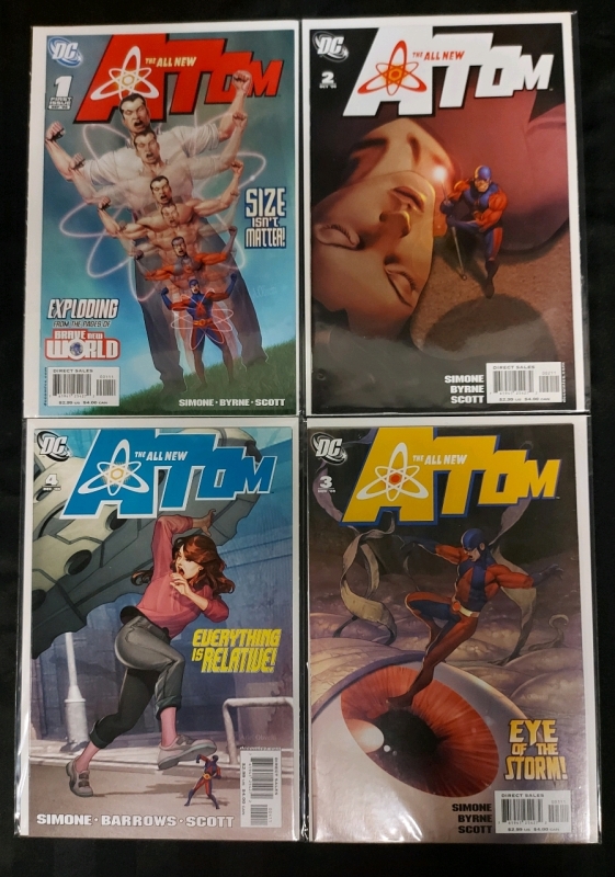 4 DC Comics The All New Atom Issues 1-4 In Excellent Pre Owned Condition