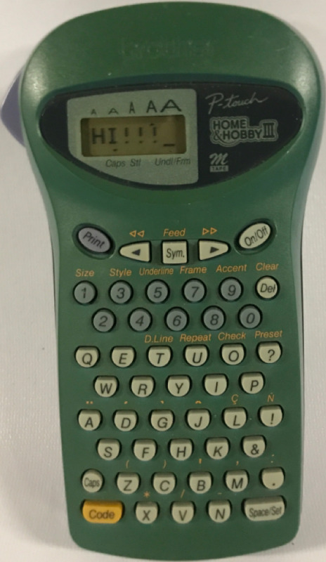 Brother Home & Hobby 3 P-touch Label maker