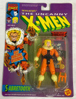 Vintage Sealed Toy Biz Marvel The Uncanny X-Men Sabertooth Includes Offical Marvel Universe Trading Card 1992 The Evil Mutants