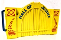 Vintage DC Comics HALL OF JUSTICE Play Set | 16" x 7" x 9.5" (Folded Up)