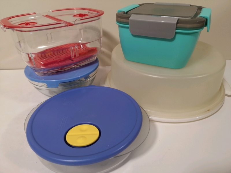 Lunch Containers + Glass Storage Containers