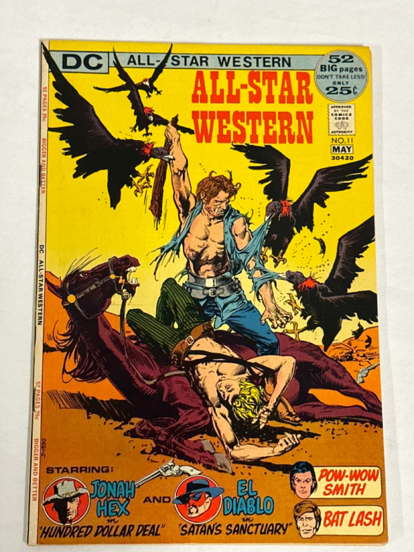 Vintage 1972 All-Star Western #11 2nd Jonah Hex Appearance D.C. Outdates Jonah Hex #1 by 5 Years