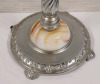 Vintage Electrolite Art Deco Marble Base / Chrome Floor Ashtray w/Lighter - 7