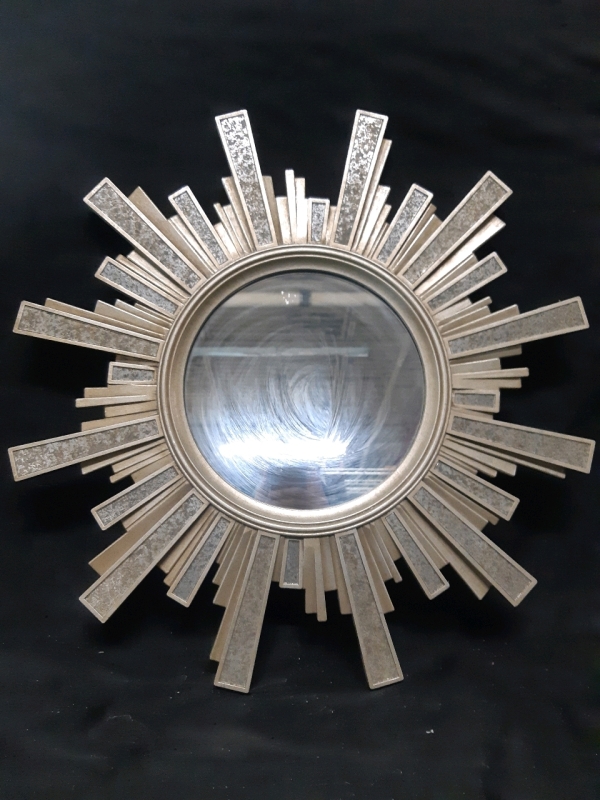 Mid Century Modern Circle Hanging Wall Mirror