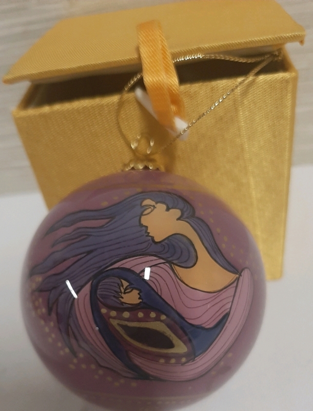 Handmade Christmas Ornament by Maxine Noel of Sioux Nation Signed and comes with COA