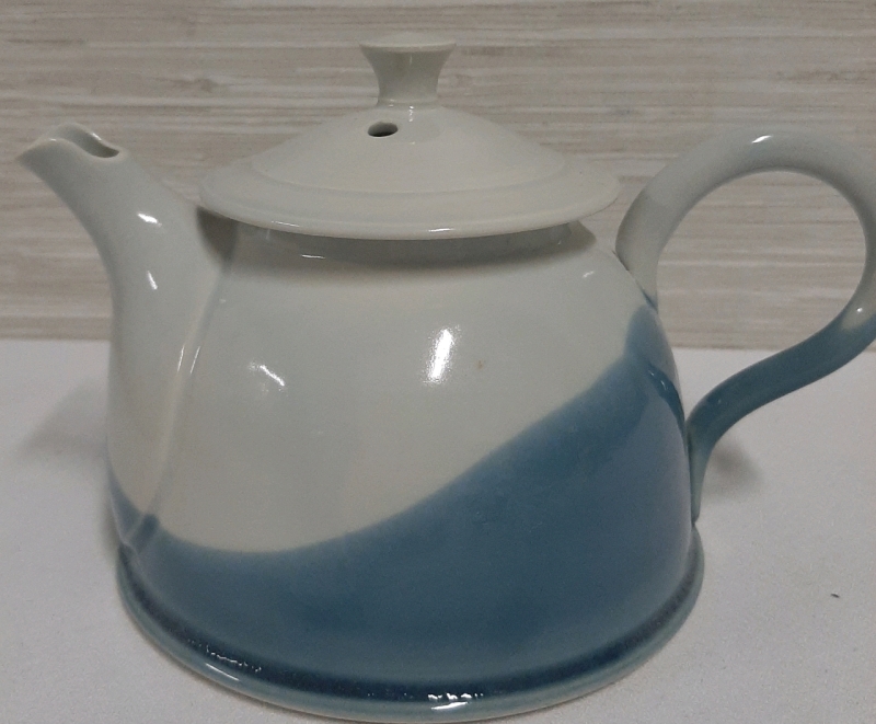 Hand Made Teapot by Vince Bomu 5" Tall X 5.25" Wide