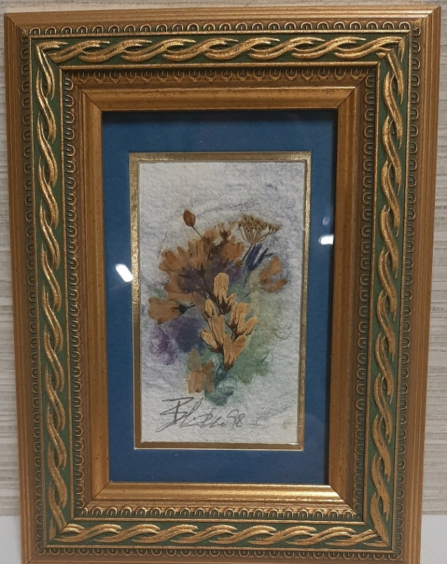 Vintage Framed Downey Serviceberry-Part of the Wildflowers of Burlington Ontario Collection by Kathryn Reith Blake