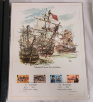 1979 - 1986 Great Britain Limited First-Day Lithographs & First-Day Issue Stamps in Binder .